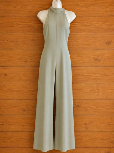 Women green halter neck - green,