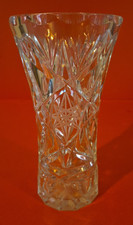 Vintage Crystal Clear Vase