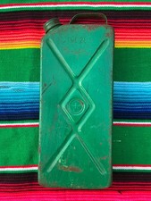 Vtg German Petrol Can Including Cap. Retro old oil Mini Jerry can Bat Brand 