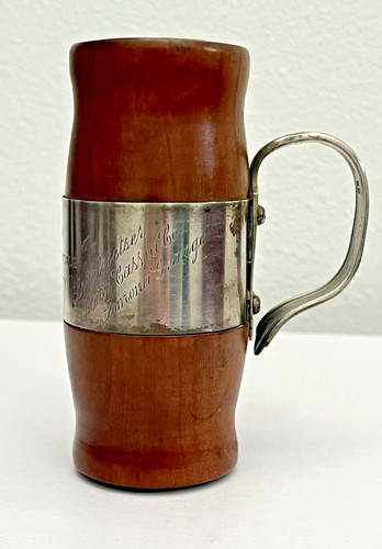 Vintage wooden silverplate - wooden,