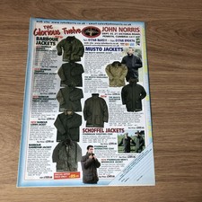 GUNS75 MAGAZINE ADVERT 12X9 JOHN NORRIS: MUSTO WHISPER JACKET