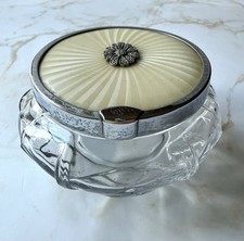 Vintage Guilloche Enamel