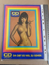 CD Video Programm  Werbeblatt