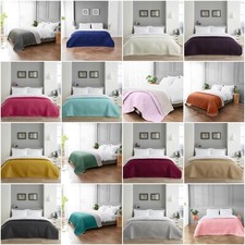 Luxury Quilted Bedspread Throw Comforter Bedding Large Sofa Cover Double 150x200