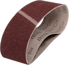 sourcing map 76mm x 533mm Sanding Belts, 6 Pcs 60 Grits 76x533mm(60 grit) 