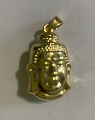 Buddha gold pendant - gold,