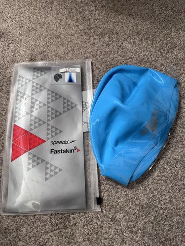 Speedo fastskin3 cap blue - fastskin3,
