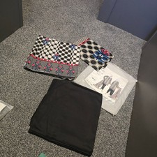 three piece unstit b women pakistani dress by junaid jamshed