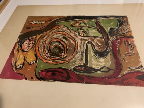Mixed media art abstract - media,