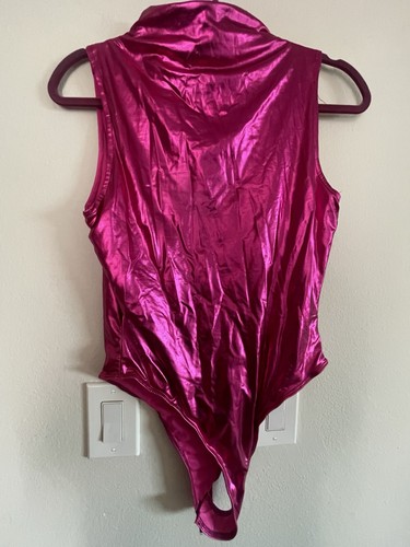Salty size large shiny fuchsia - size,