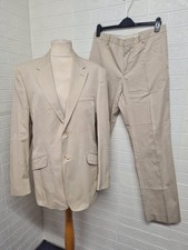 Zara Mens Beige 2 piece suit