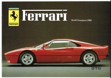 Ferrari Range 1984-1985 UK