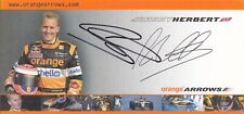 SIGNED JOHNNY HERBERT ORANGE