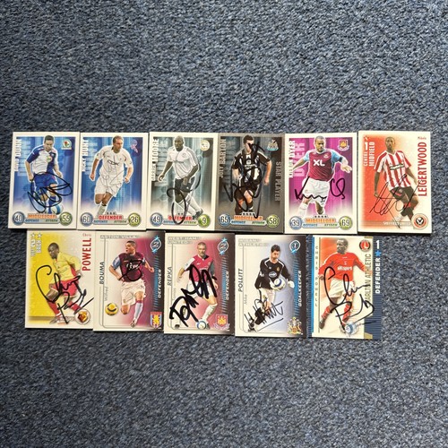 Signed match attax shoot - 11,
