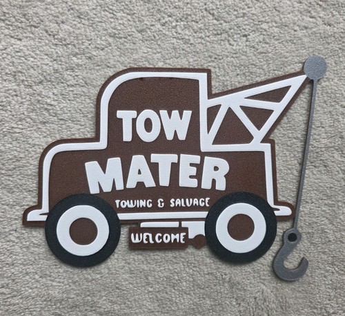 Tow mater sign - mater,