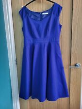 Sophie Gray Royal Blue Occasion Dress, Preloved, Size 14
