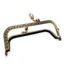 Sew In Metal Purse Coin Frame