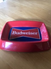 BUDWEISER MELAMINE ASHTRAY PUB BAR COLLECTIBLE 