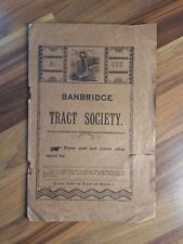 Antique Banbridge Tract Society Booklet Pamphlet.  19th C Irish Religious