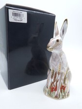 ROYAL CROWN DERBY MIDSUMMER HARE PAPERWEIGHT