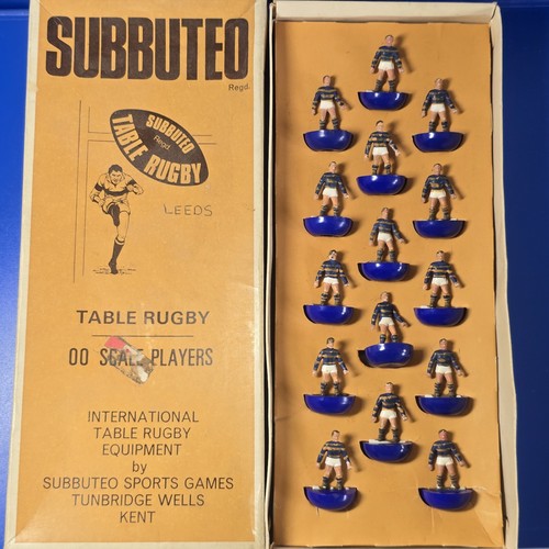 Subbuteo rugby team r20 - rugby, team.