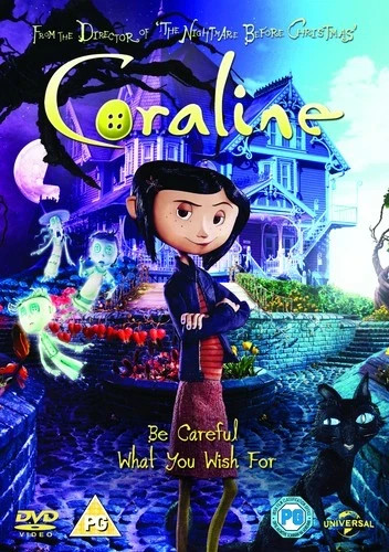 Coraline dvd region vgc - region,