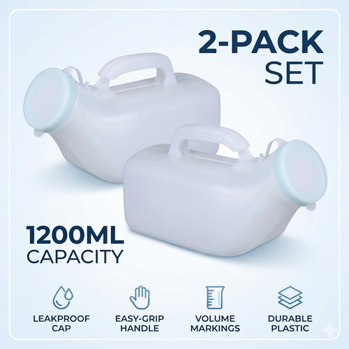 Male urinal bottle 1200ml - urinal,