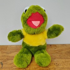 Vintage Kermit the Frog Muppet Babies Plush Soft Toy Toyland 1986