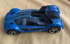 Hot Wheels IRIDIUM Blue AcceleRacers Toy Car Mattel 2007 Diecast Model