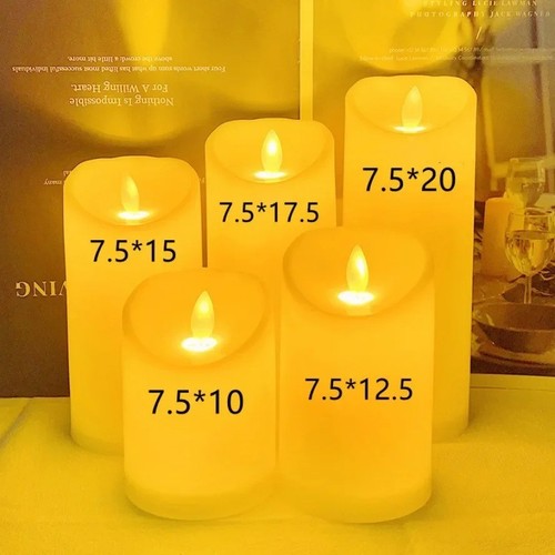 Led flameless pillar candles - pillar,