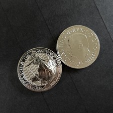 Minty - Royal Mint Britannia 2026 1oz .999 Silver Bullion Coin KC III CGT Free