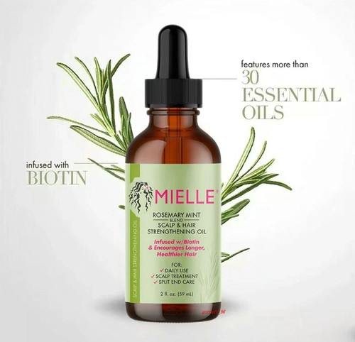 2pcs mielle rosemary - rosemary, mint