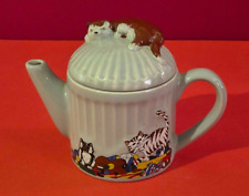 Wade Whimsical Cat Teapot Vintage With Lid Decorative Ceramic