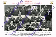 WALES 1963 RUGBY TEAM
