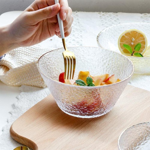 Set two pebbled glass salad - set,