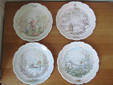 The Wind in the Willows Plates  Royal Doulton Set of Four