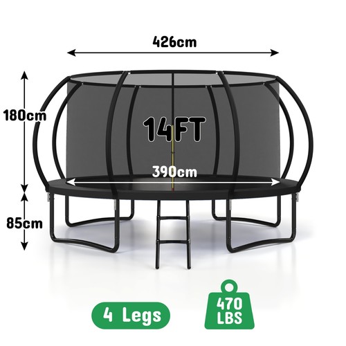14ft outdoor trampolines with - trampolines,