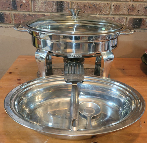 Tramontina oval 2qt - oval, chafing