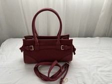 Suede Effect Bag with Shoulder