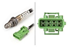 Lambda Sensor HELLA Fits PEUGEOT CITROEN FIAT LANCIA 206 Cc Sw 6PA009165701