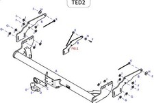 Towtrust Fixed Flange Towbar
