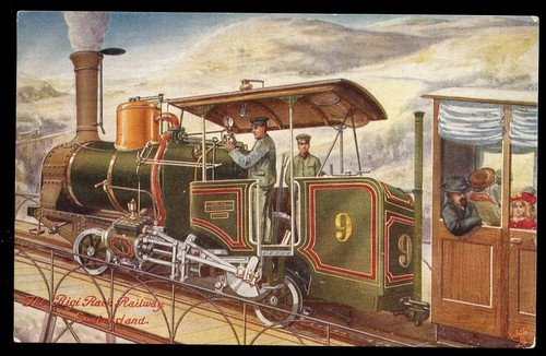 Railway switzerland rigi rack - railway,