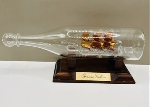 Vintage spanish galleon glass - vintage,