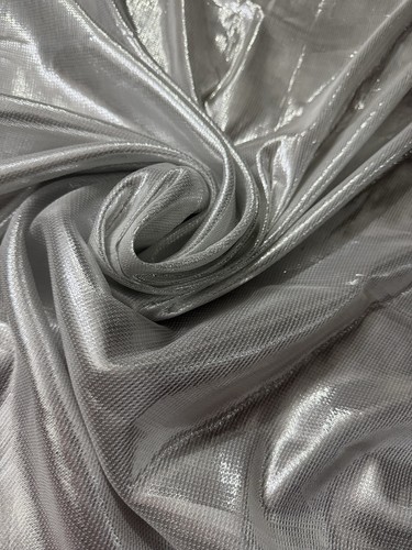 100 silk silver glitter - 100%,