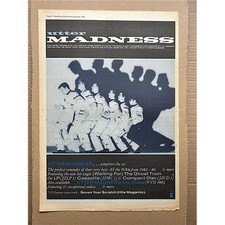 MADNESS UTTER MADNESS POSTER SIZED original music press advert from 1986 - print
