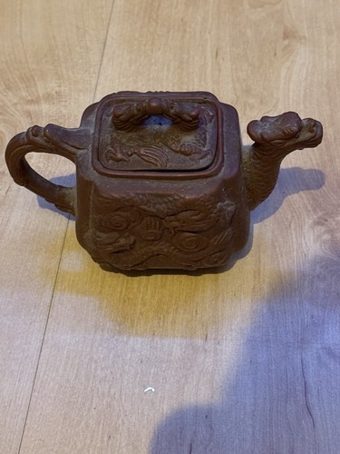 Chinese dragon clay teapot - dragon,
