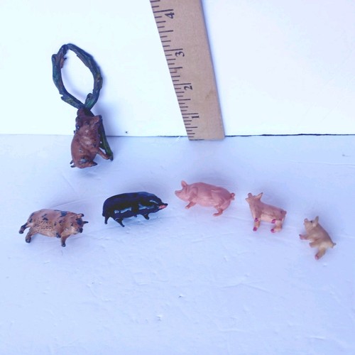 Vintage lot miniature pig - vintage, 6