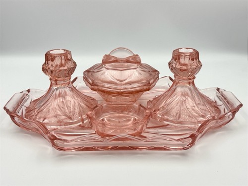 Piece vintage art deco pink - 5,