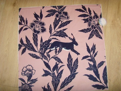 New remnant pink navy rabbit - new,