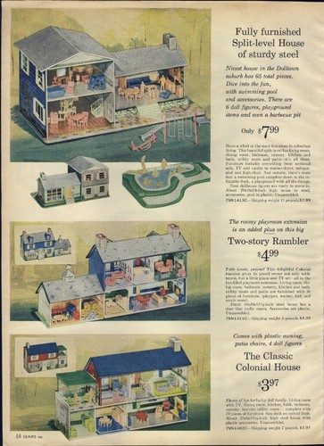 1964 paper doll - 5, house